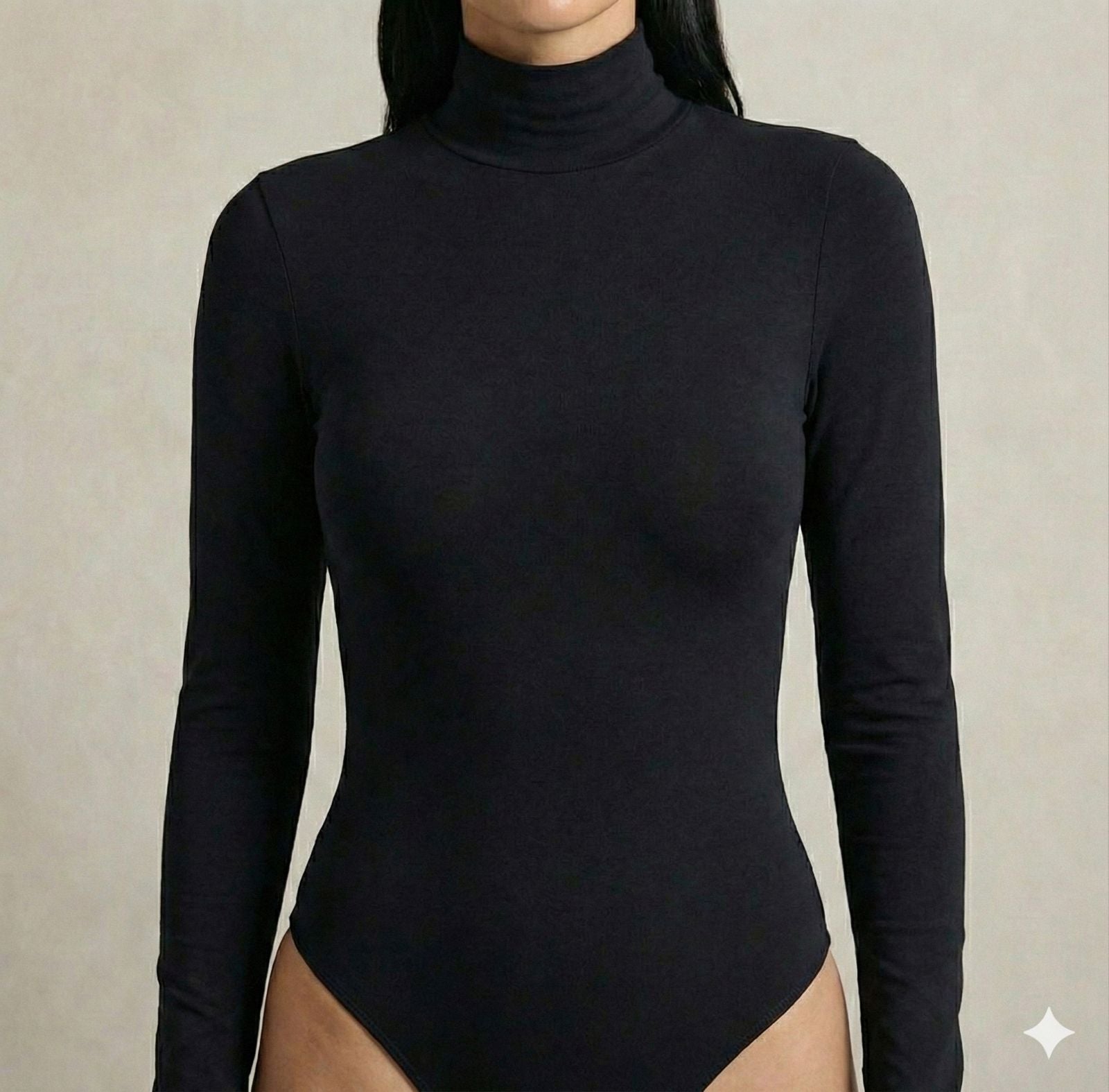 Body Cuello Tortuga Manga Larga